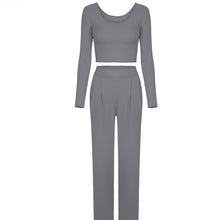 Load image into Gallery viewer, Casual Two-Piece Pant Suit
