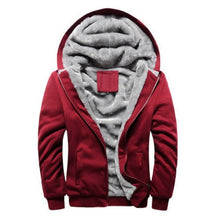 Load image into Gallery viewer, Casual Men&#39;s Thick Warm Coat Hooded Jacket
