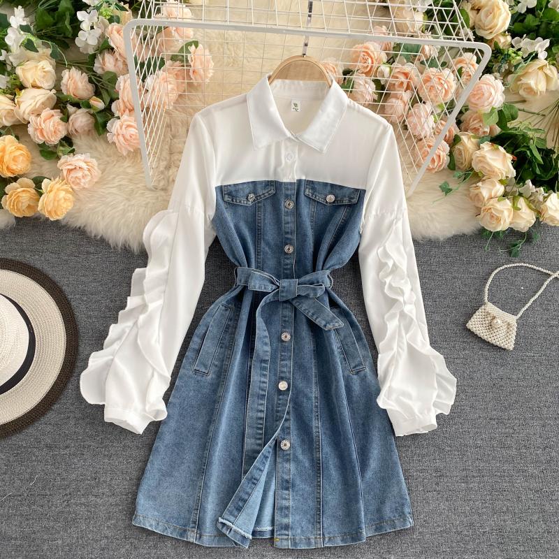 Retro Denim Dress