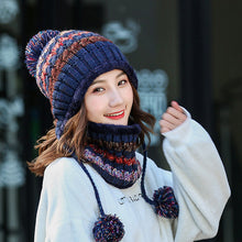 Load image into Gallery viewer, Knitted Hat And Scarf Set
