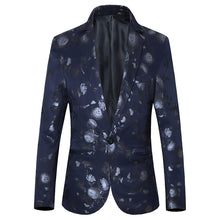 Load image into Gallery viewer, Satin Print Suit Jacket
