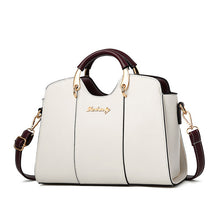 Load image into Gallery viewer, Colorful  Gold  Accented Shoulder Bag
