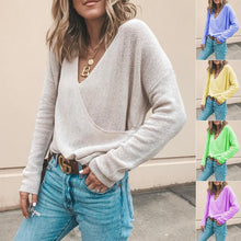 Load image into Gallery viewer, Long Sleeve  Cardigan Loose Top
