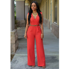 Load image into Gallery viewer, Casual Classic Belted Jumpsuits
