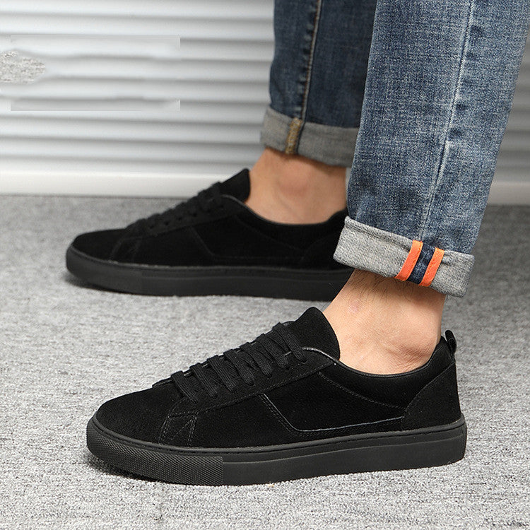 Suede Casual Laced Shoes