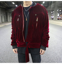 Load image into Gallery viewer, Velour Loose Fit Jacket
