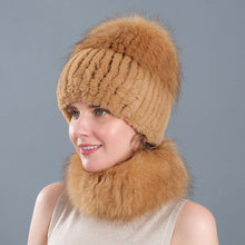 Load image into Gallery viewer, Super Soft Fuzzy Hat &amp; Scarf Set
