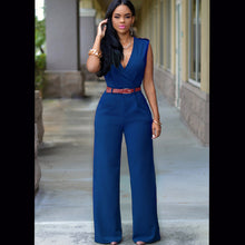 Load image into Gallery viewer, Casual Classic Belted Jumpsuits
