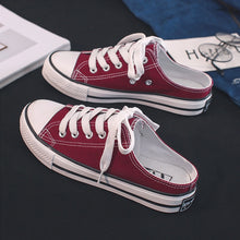 Load image into Gallery viewer, Casual Open Back Canvas Shoes
