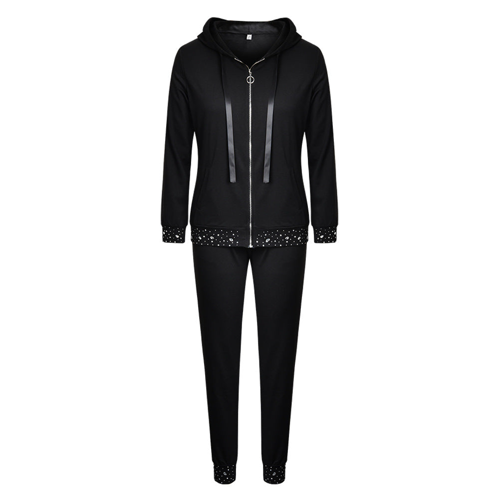 Glitter Accented Tracksuit