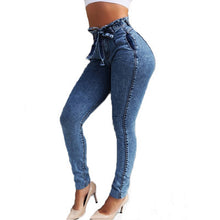 Load image into Gallery viewer, Fringed Waist Jeans
