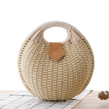 Load image into Gallery viewer, Round Rattan Handbag in Great Colors
