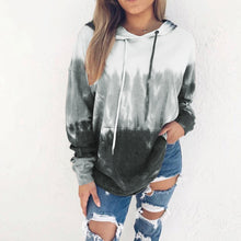 Load image into Gallery viewer, Gradient print plus velvet sweatshirt
