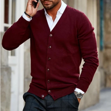 Load image into Gallery viewer, V-neck Cashmere Cardigan
