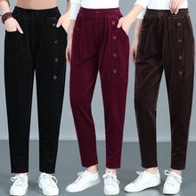 Load image into Gallery viewer, Corduroy  Casual Pants
