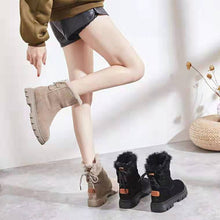 Load image into Gallery viewer, Plush Lace Accented Boots
