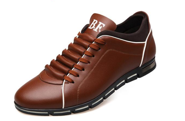 Fashion Leather Laced Shoes