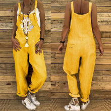 Load image into Gallery viewer, Printed  Relax Fit Cotton Overalls
