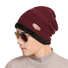 Load image into Gallery viewer, Plush Lined  Beanie Cap
