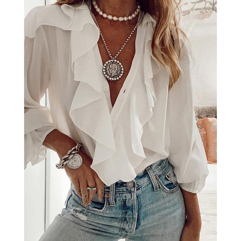 Wonderfully Ruffled Blouse