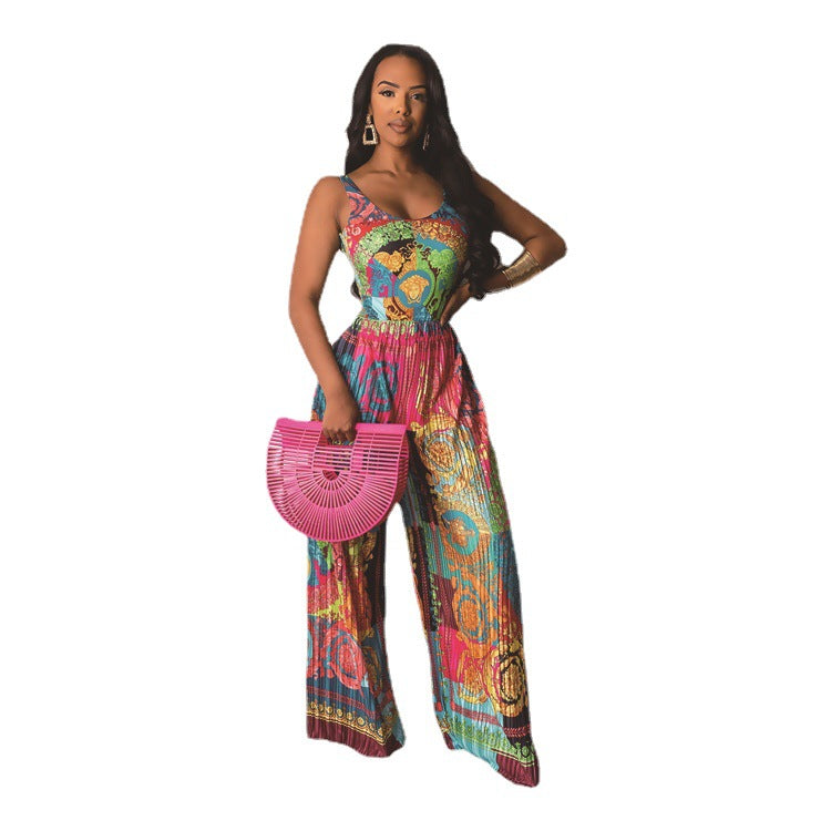 Vibrant Printed Jumpsuit