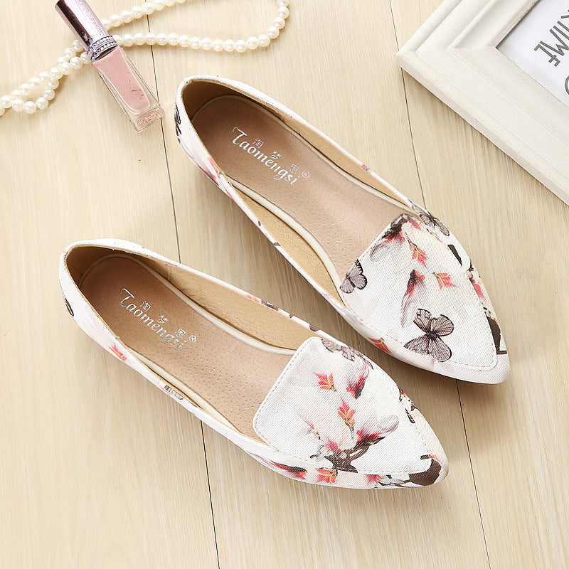 Comfy Ballerina Butterfly Accented  Flats