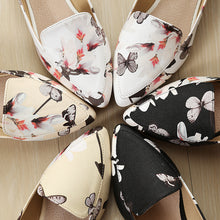 Load image into Gallery viewer, Comfy Ballerina Butterfly Accented  Flats
