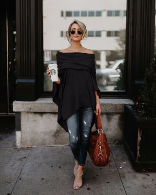 Irregular Hem  Casual Fit Blouse