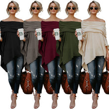 Load image into Gallery viewer, Irregular Hem  Casual Fit Blouse
