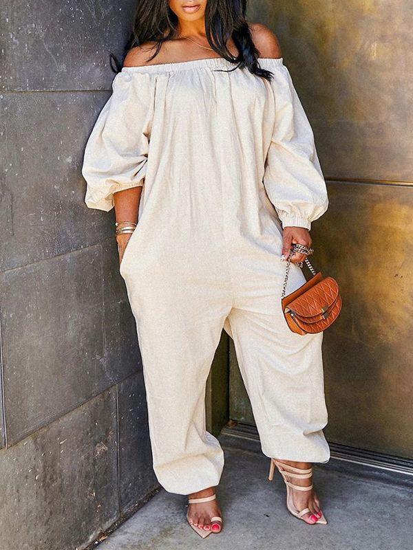 Heavy Cotton Loose Fit Jumpsuit