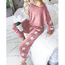 Load image into Gallery viewer, Casual  Star Accented Pant  Set
