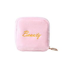 Load image into Gallery viewer, Velvet Lipstick Bag with Coin Purse
