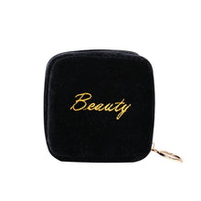 Load image into Gallery viewer, Velvet Lipstick Bag with Coin Purse
