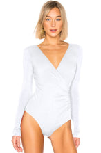 Load image into Gallery viewer, Sexy V-neck Long Sleeved Bodysuit
