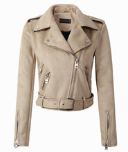 Load image into Gallery viewer, Suede Short Stylish Women&#39;s Jacket
