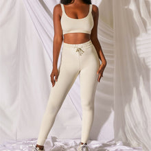 Load image into Gallery viewer, Athletic Crop Top and Pants Set
