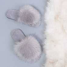 Load image into Gallery viewer, Solid Color Plush Slippers
