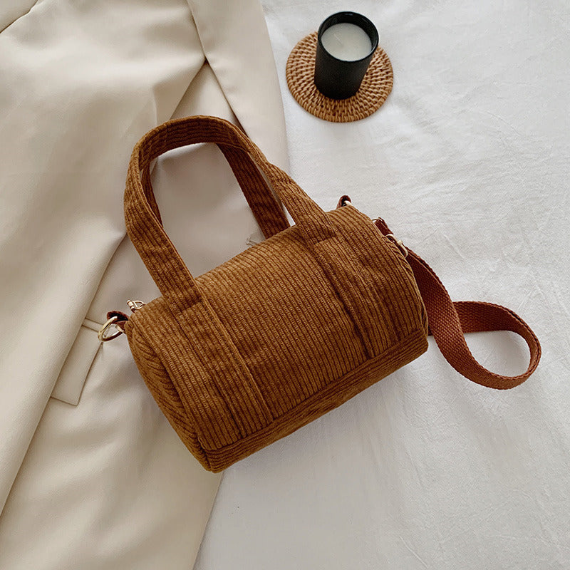 Leisure Corduroy Handbag