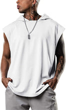 Load image into Gallery viewer, Hooded Athletic Sleeveless Vest
