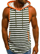 Load image into Gallery viewer, Printed Sleeveless Hooded Vest
