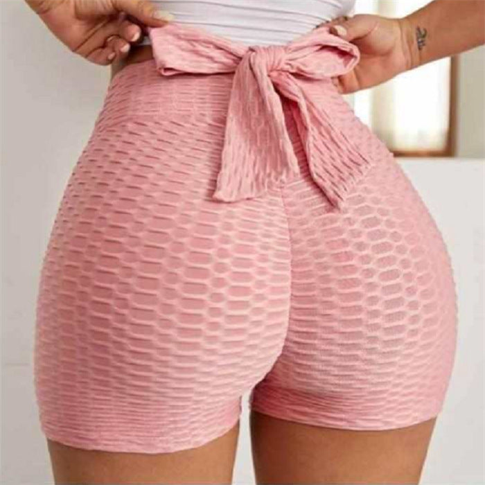 Jacquard Bow-tied Bubble Shorts