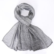 Load image into Gallery viewer, Sequin Monochrome Shimmering Scarves
