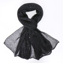 Load image into Gallery viewer, Sequin Monochrome Shimmering Scarves
