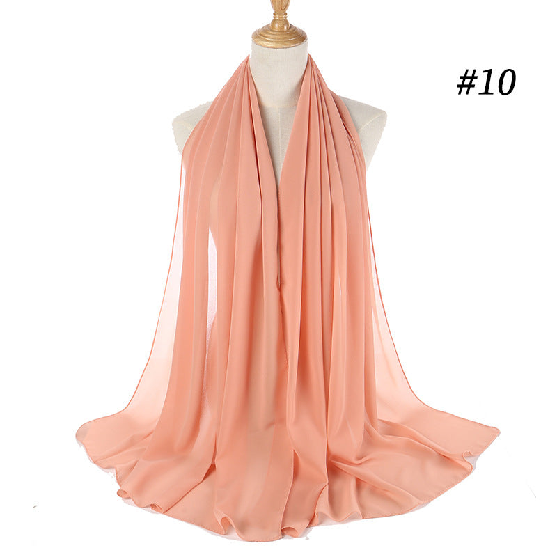 Chiffon Solid Color Scarves