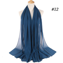 Load image into Gallery viewer, Chiffon Solid Color Scarves
