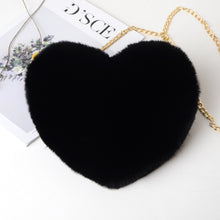 Load image into Gallery viewer, Plush Heart Shoulder Bag
