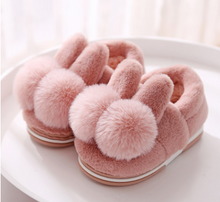 Load image into Gallery viewer, Plush Bunny Ear Slippers
