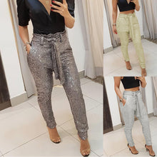 Load image into Gallery viewer, Glittery Harem  Pencil  Pants
