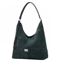 Load image into Gallery viewer, Large Zipped Shoulder Bag in Solid Colors
