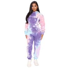 Load image into Gallery viewer, Colorful Tye Dyed Loose Jogger Set
